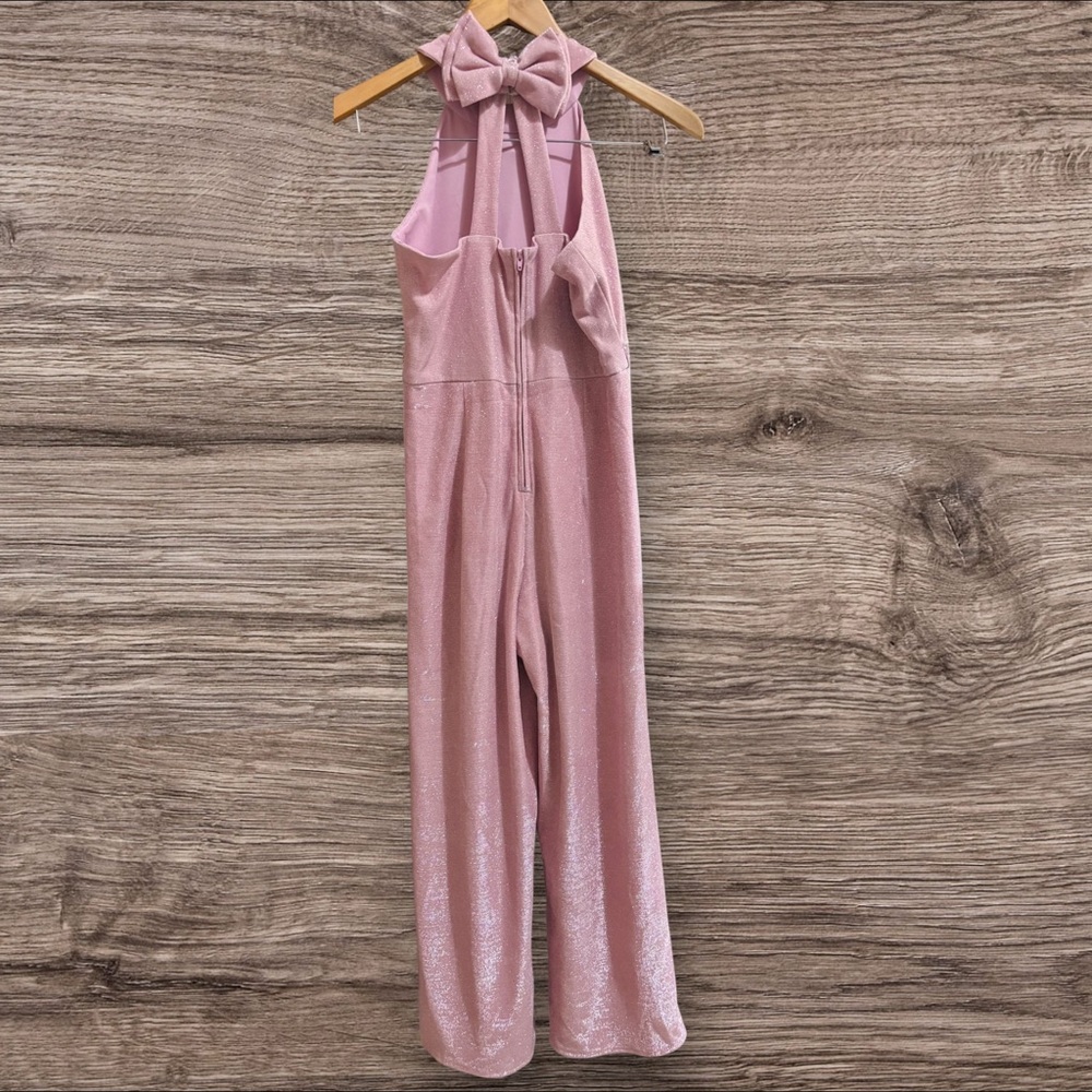 Rare Edition Girl’s Sparkle Halter Jumpsuit Size 14. - Picture 2 of 7